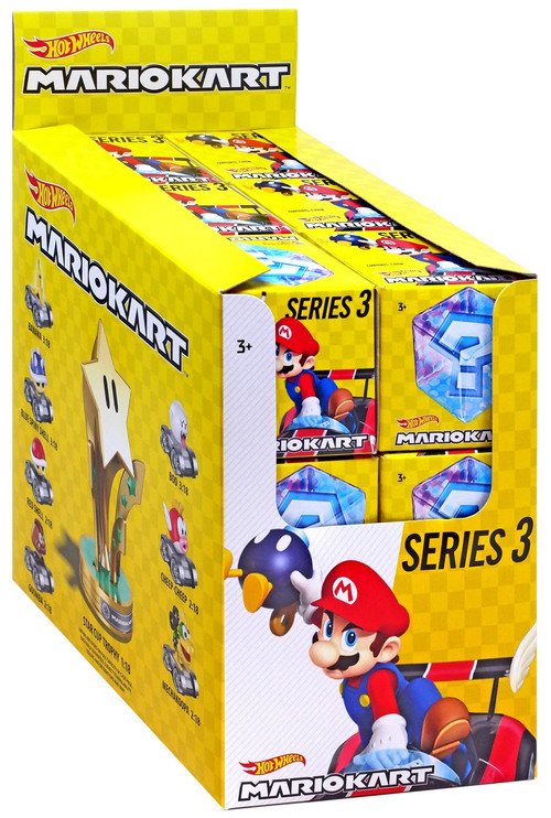 Hot Wheels Mario Kart Series 3 164 Mystery Box 18 Packs Mattel Toys - ToyWiz