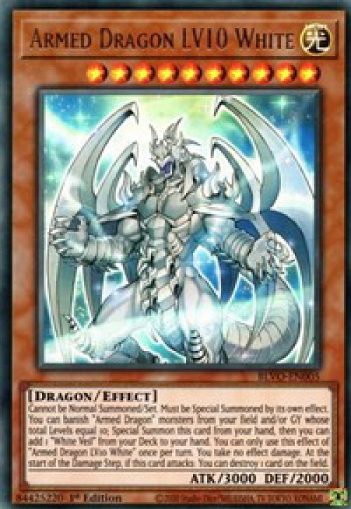 YuGiOh Blazing Vortex Single Card Ultra Rare Armed Dragon LV10