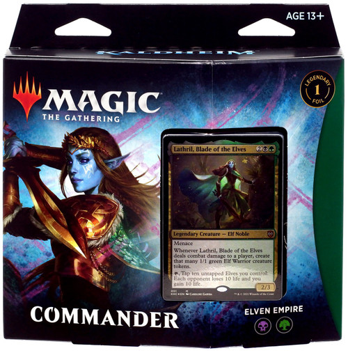 Magic The Gathering Kaldheim Elven Empire Commander Deck Wizards