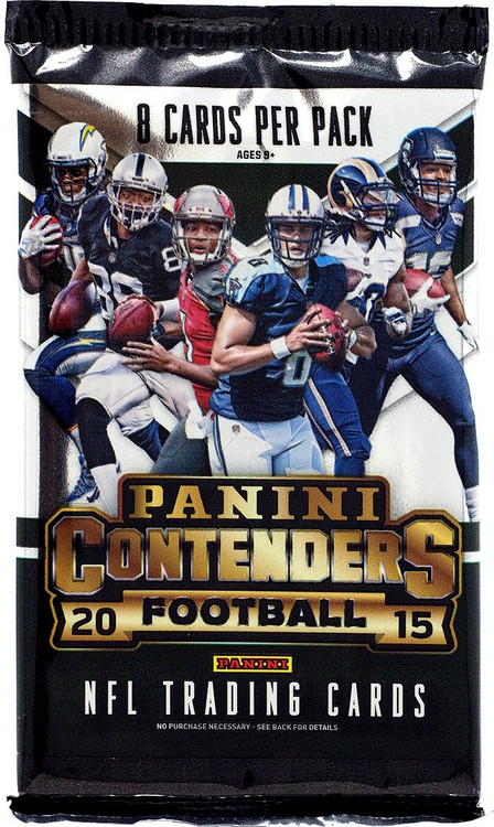 NFL Panini 2015 Contenders Football Trading Card Pack 8 Cards - ToyWiz