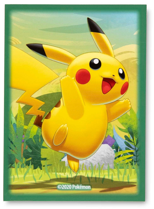 pokemon card sleeves pikachu SINGLE SLEEVE Deck Sleeves Pikachu And Berries Appeared Pokemon Center Original Card Sleeves