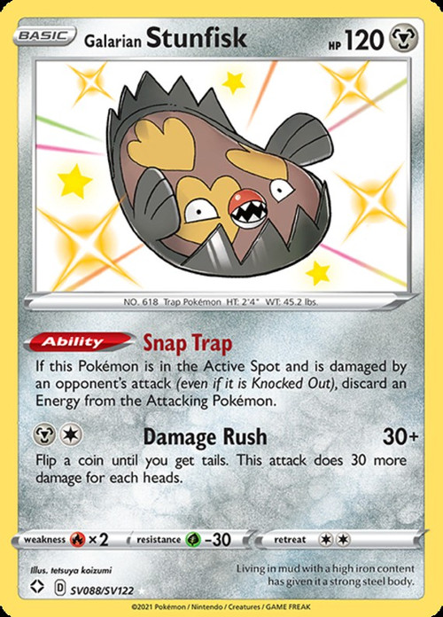 stunfisk pokemon card value - (42) - BW Colorless Artist Stunfisk 056 - Reverse Holofoil