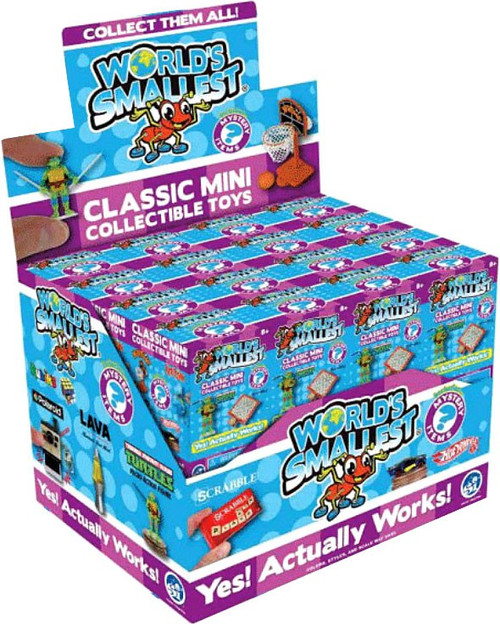 World's Smallest Classic Collectible Toys Full Case Blind Box Opening  Review