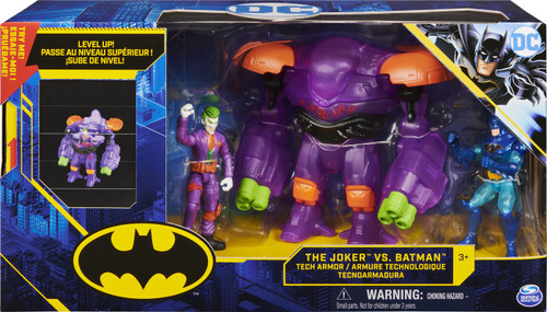 DC Batman The Joker vs. Batman Exclusive 4 Action Figure Set