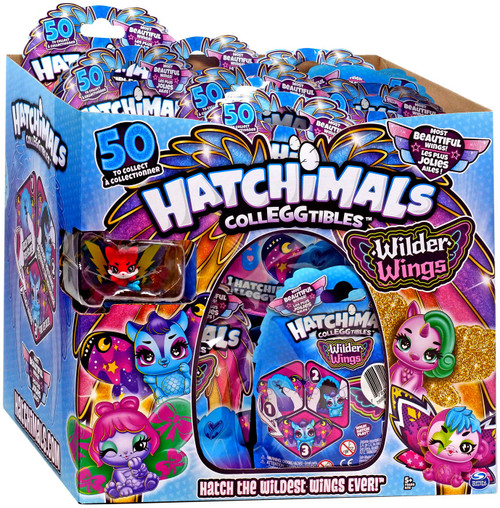 Hatchimals CollEGGtibles, Wilder Wings 12-Pack Egg Carton with Mix and Match