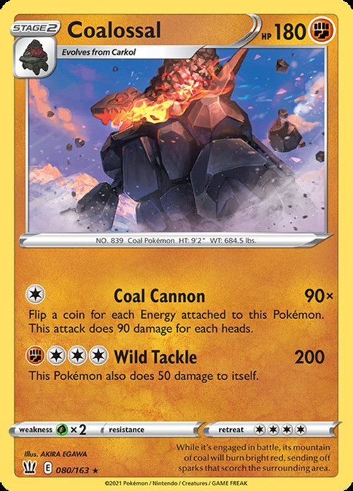 gold coalossal pokemon card VMAX | Vivid Voltage Commemorate your favorite tabletop game with this Coalossal 2020 Pokemon Sword Pokemon Trading Card Game Sword