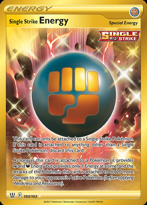 pokemon battle styles rare cards Single Strike Urshifu 2021 Secret #168 SGC Authenticated 10 Card or blemish POKÉMON CARD GAME S5I 009/070