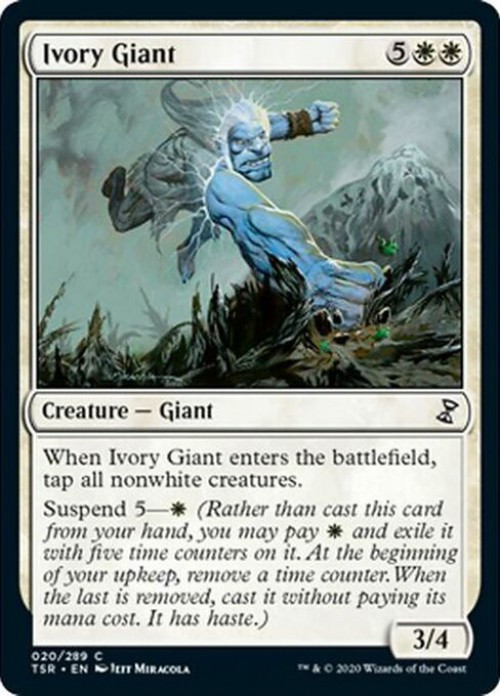 giant mtg card Harbinger [Lorwyn] Stomp deals 2 damage to any target. MtG Throne of Eldraine Rare