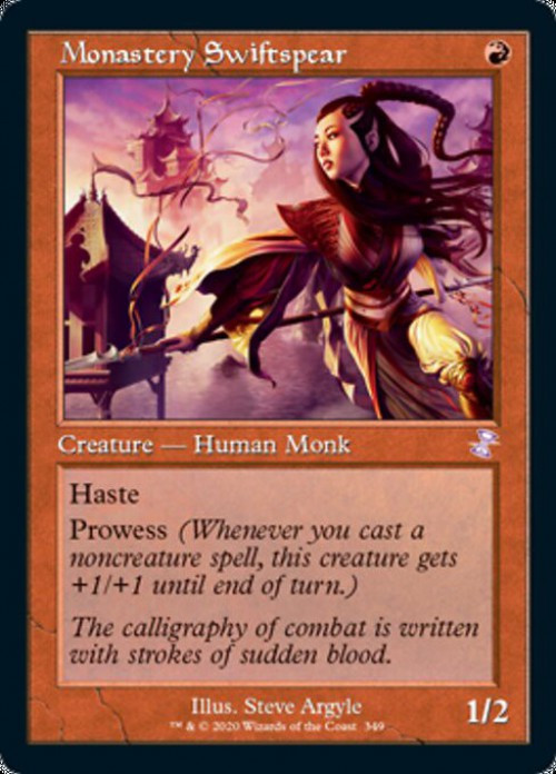 Magic The Gathering Time Spiral Remastered Single Card Timeshifted Monastery Swiftspear 349 Timeshifted Toywiz Magic The Gathering Time Spiral Remastered Single Card Timeshifted Monastery Swiftspear 349 Timeshifted Toywiz