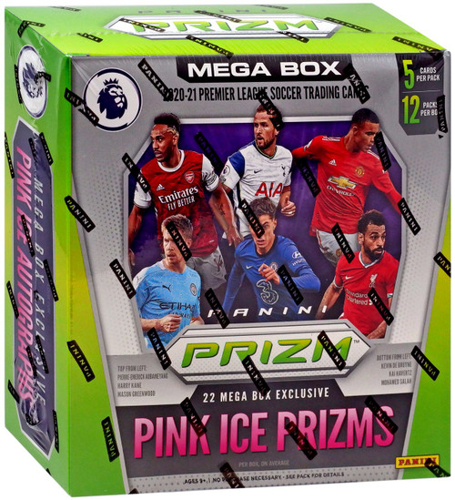 Panini Prizm 2020-21 Premier League Soccer Trading Card MEGA Box