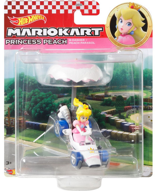 Hot Wheels Mario Kart Lakitu with Standard Kart and Parafoil Glider