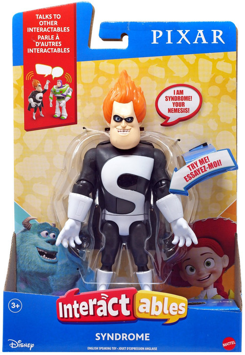 Disney Pixar The Incredibles Interactables Syndrome Action Figure Mattel -  ToyWiz