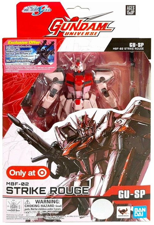 Mobile Suit Gundam SEED Gundam Universe MBF-02 Strike Rouge Exclusive Action Figure