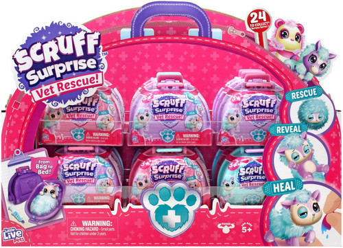 Little Live Pets Scruff Surprise Vet Rescue Mystery Box 18 Packs