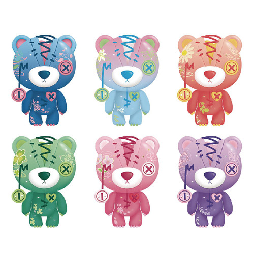 ちぎれグマ　宇宙シリーズ RAGGEDY TEDDY　1box　9個入り mar218653pack__15627.