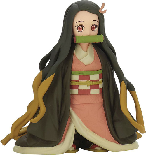 Demon Slayer Nezuko Kamado 4-Inch Collectible PVC Figure [Version 2, Sitting]