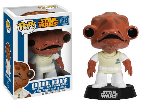 Funko POP! Star Wars Admiral Ackbar Vinyl Bobble Head #28 [Damaged Package]