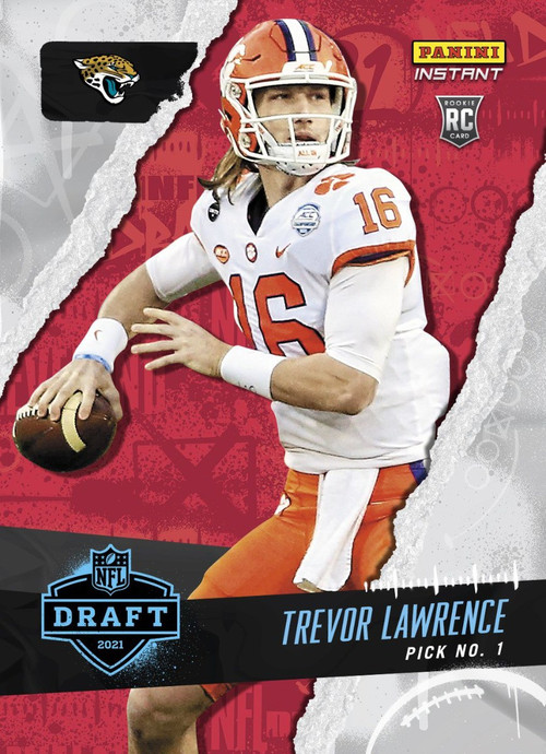 : 2021 Panini Stickers Football #29 Trevor Lawrence RC Rookie  Jacksonville Jaguars 2021 NFL Draft Official NFL Sticker Collection Single  Card (paper thin 49x69 mm) : Sports & Outdoors