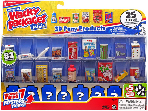 Worlds Smallest Wacky Packages Minis Series 2 Figure 25-Pack Super
