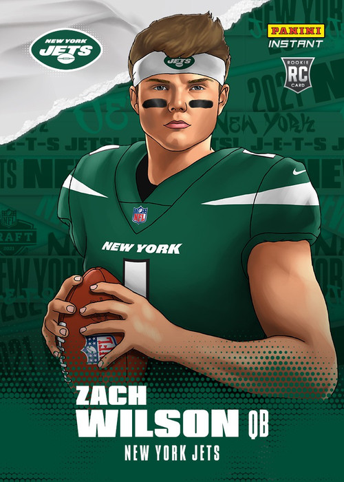 2021 Panini ZACH WILSON (12) Card Rookie Lot - New York Jets