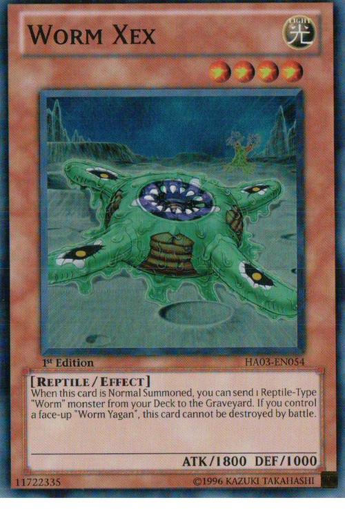 YuGiOh Duel Terminal 3 Single Card Normal Parallel Rare Worm Xex DT03-EN082  - ToyWiz