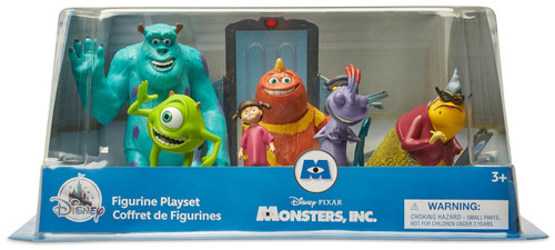 Disney Pixar Monsters Inc Exclusive 6-Piece PVC Figure Play Set