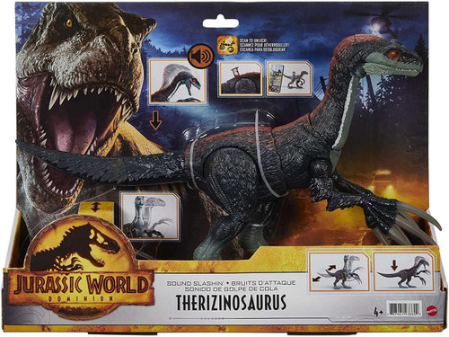 Jurassic World Dominion Sound Slashin Therizinosaurus Action