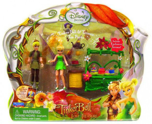 Disney Fairies Tinker Bell & The Lost Treasure Tinker Bell & Terence Tea  Party Playset [Damaged Package]