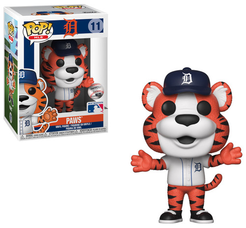 Funko MLB Detroit Tigers POP MLB Mascots Paws Vinyl Figure 11 Mascot,  Damaged Package - ToyWiz