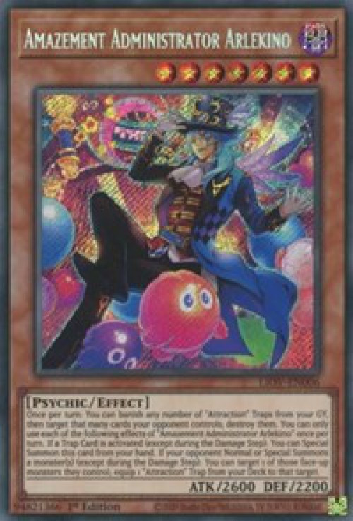 yugioh amazement cards Administrator Arlekino - LIOV-EN006 - Secret Rare YuGiOh Lightning Overdrive Single Card
