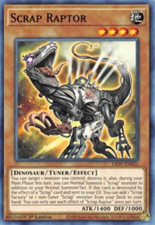 YuGiOh Lightning Overdrive Single Card Common Scrap Raptor LIOVEN021