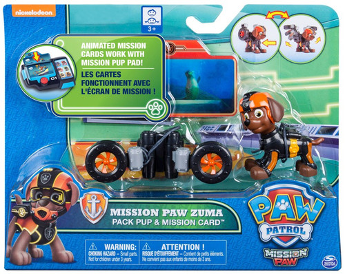 Paw Patrol Mission Paw Pack Pup Mission Card Mission Paw Zuma