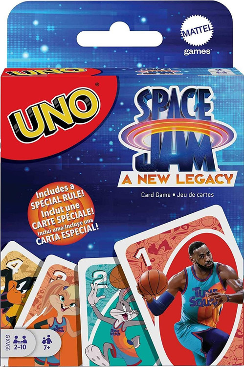 Space Jam A New Legacy UNO Card Game Mattel Games - ToyWiz