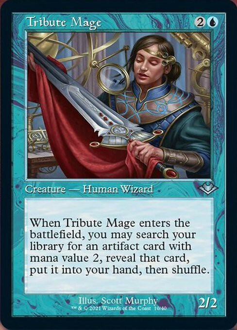 mtg tribute cards Blood - Red - Flesh & Blood TCG you may search your library for an artifact card with converted mana cost 2 Magic The Gathering Trading Card