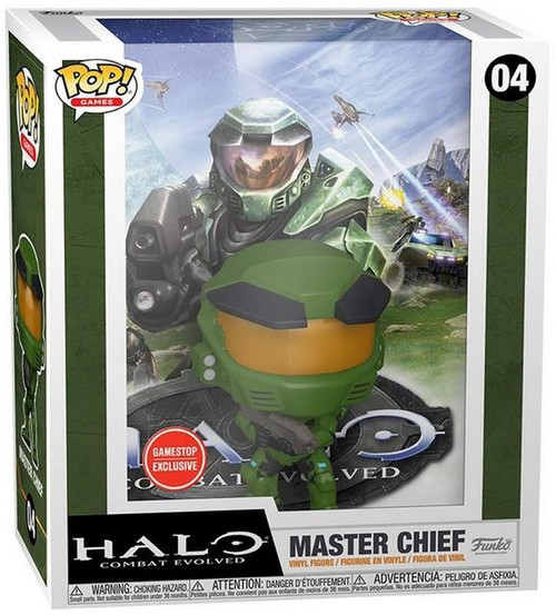 Funko Halo Combat Evolved POP Games Cover Master Chief Exclusive