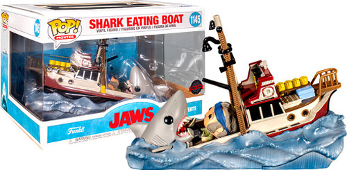 アメコミ Jaws Shark Eating Boat Movie Moment Pop! Funko Jaws POP Movies Shark Eating Boat Exclusive 6 Vinyl