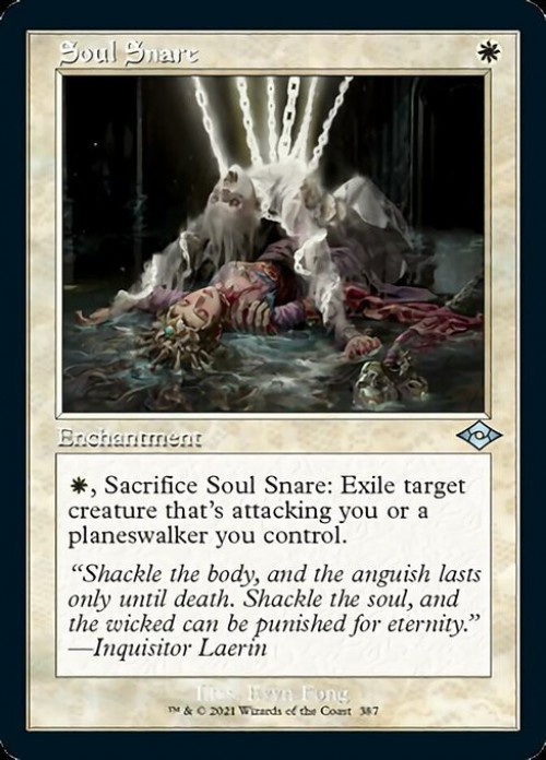 mtgmodernhorizons2387soulsnare
