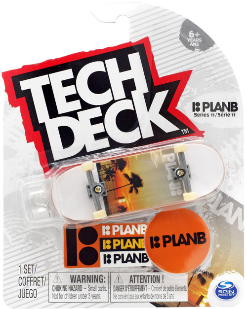 Tech Deck Series 11 PlanB 96mm Mini Skateboard Palm Spin Master