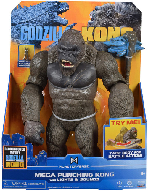 Mega Godzilla vs Kong Movie Series Action Figure Toy, Movable