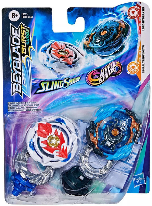 Beyblade Burst Surge Slingshock Hypersphere Lord Hydrax H5 Spiral