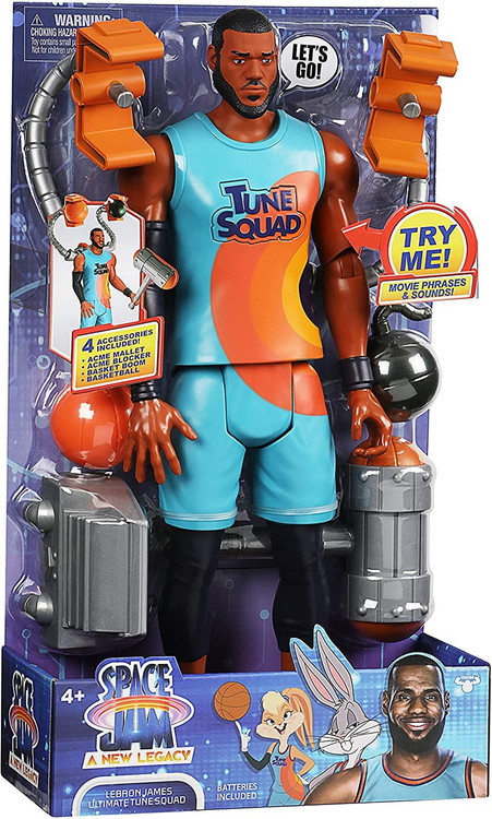 Giochi Preziosi Space Jam: New Legends | Action Figure Lebron James Toon Squad 12 Cm Con Jetpack
