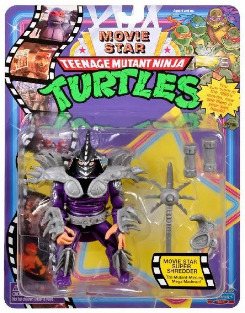 Teenage Mutant Ninja Turtles 1990 Movie Star Shredder 4.5