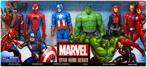 Pack de 7 figurines 30 cm - Marvel Avengers Titan Hero Series