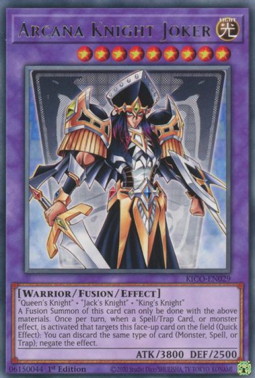 king's knight yugioh deck Complete Custom for Yu-Gi-Oh! may be 1st or Unlimited Edition King's Knight - KICO-EN027 -