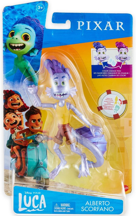 Disney Pixar Luca Alberto Scorfano 6 Action Figure Color Changing Fins,  Boxed Mattel - ToyWiz