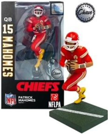 NFL Kansas City Chiefs Football Patrick Mahomes Action Figure White Pants,  Regular Version Imports Dragon - ToyWiz