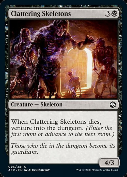 skeleton cards mtg Magic The Gathering discard a card Skeleton Crew MTG - The
