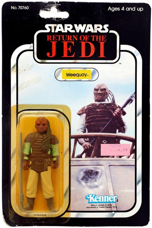 Star Wars Return of the Jedi Vintage 1983 Weequay 3.75