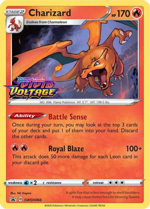 Pokemon Trading Card Game Sword Shield Promo Single Card Charizard