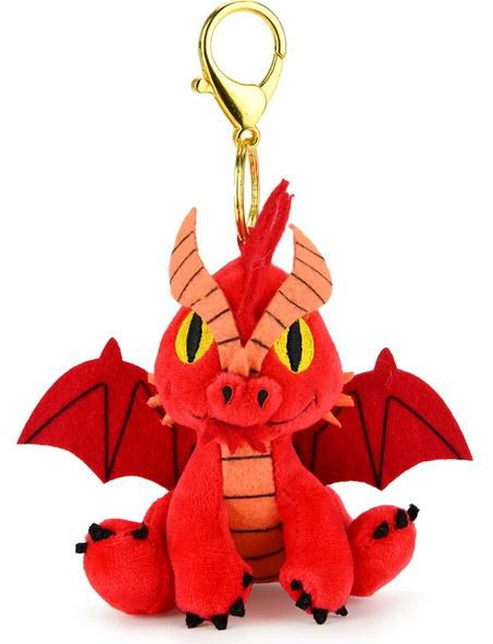 Dungeons Dragons DD Red Dragon 3 Plush Charm Kidrobot NECA - ToyWiz